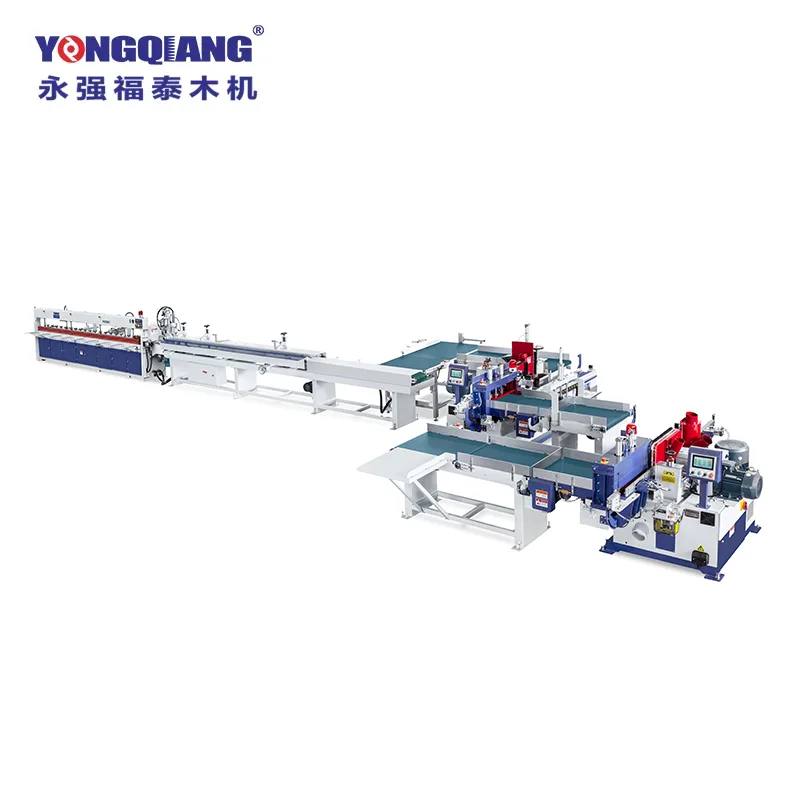 Long timber horizontal finger jointing lines